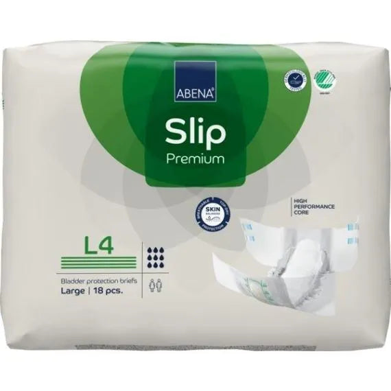 Abena Slip L4 Large Waist 100 150 Cm Unisex 2400ml Green