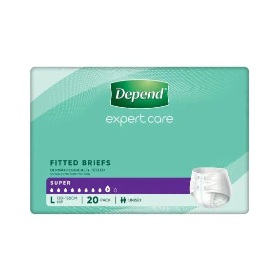 Depend Brief Super Large Waist 120 150cm Unisex 3700ml Purple
